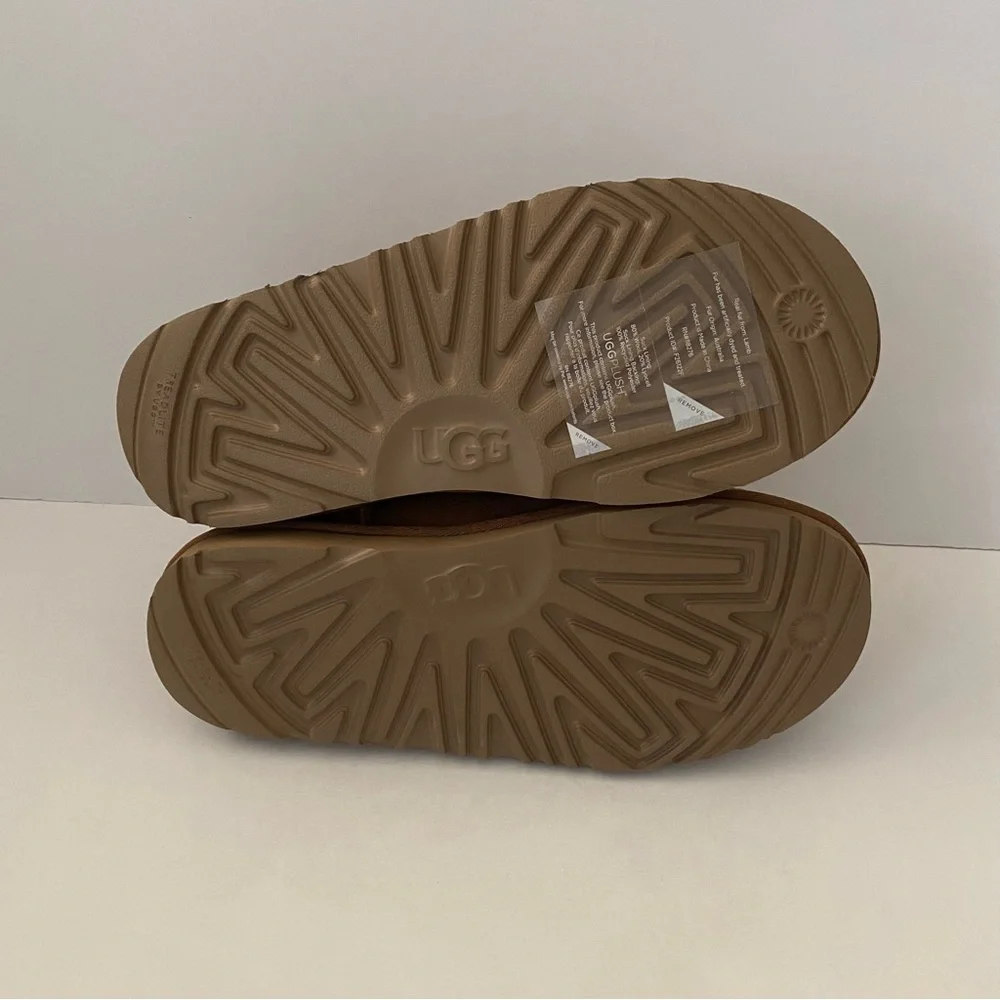❤️❤️❤️ UGG Classic Ultra Mini Boots Chestnut Kid’s 5 6 (Will Fit A Women’s 7 8) - Picture 5 of 15